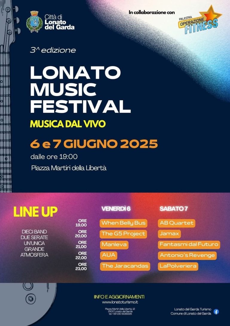 Torna il Lonato Music Festival: due serate di musica e aggregazione