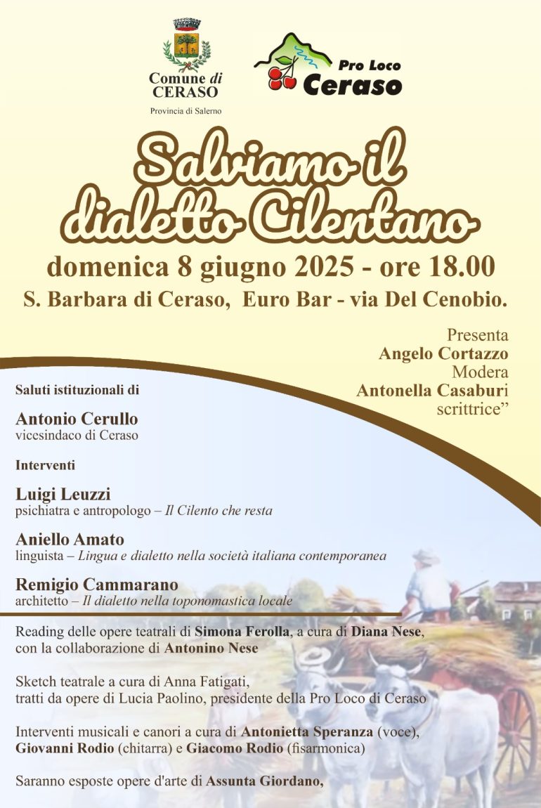Salviamo il dialetto cilentano: un viaggio culturale nei borghi del territorio
