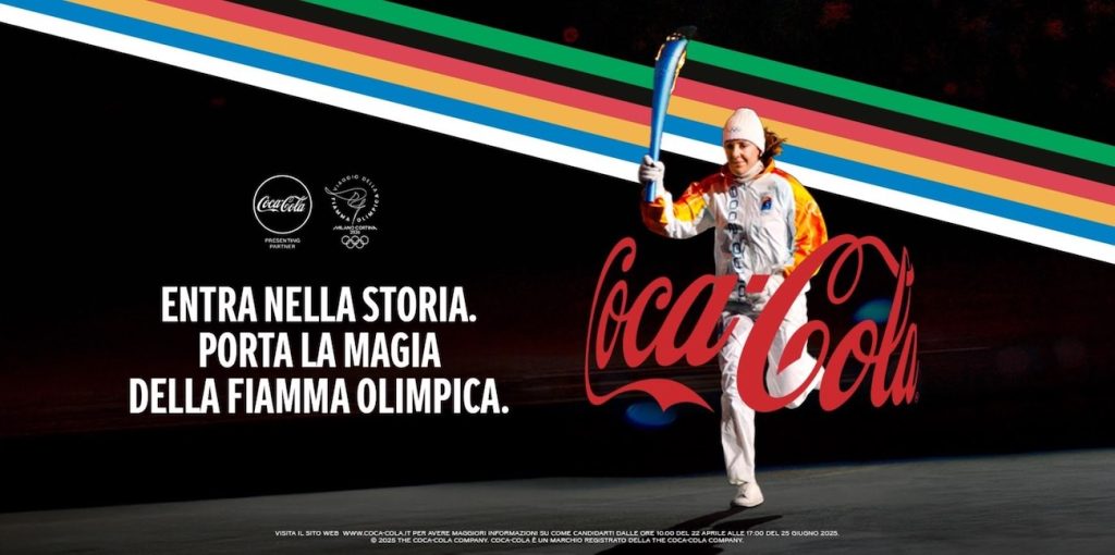 Coca-Cola cerca tedofori anche in Campania per la Fiamma Olimpica di Milano Cortina 2026