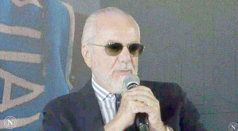 De Laurentiis a Palazzo Chigi, incontro con Fazzolari e Mezzaroma sul futuro dello sport