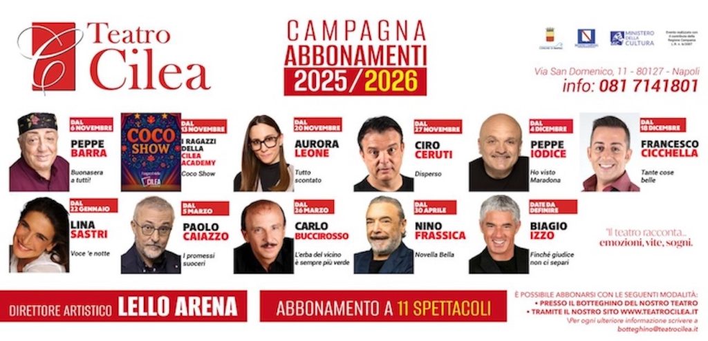 Il Teatro Cilea si veste a nuovo: presentata la stagione 2025/2026