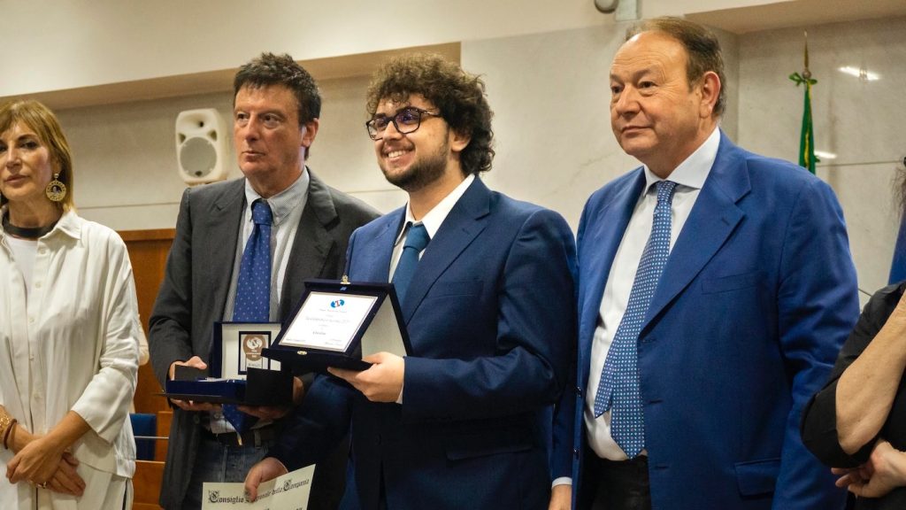 Ciro Giso, il più giovane vincitore del premio “La Campania si racconta”