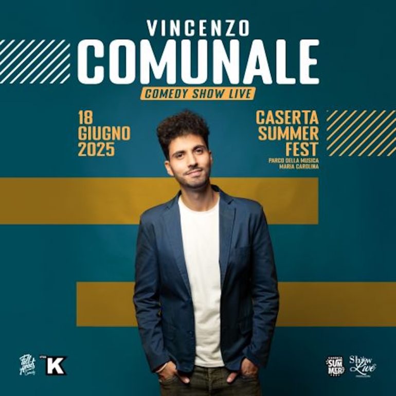 Vincenzo Comunale al Parco della Musica di Caserta il 18 giugno