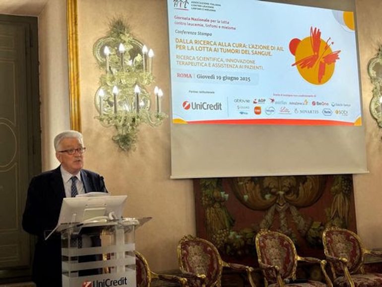 In Italia oltre 500mila persone convivono con un tumore del sangue 