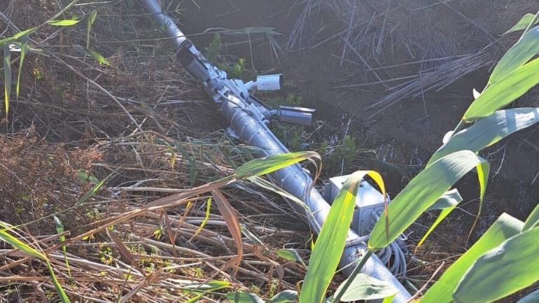 Terra dei Fuochi: abbattuto palo con telecamere di sorveglianza