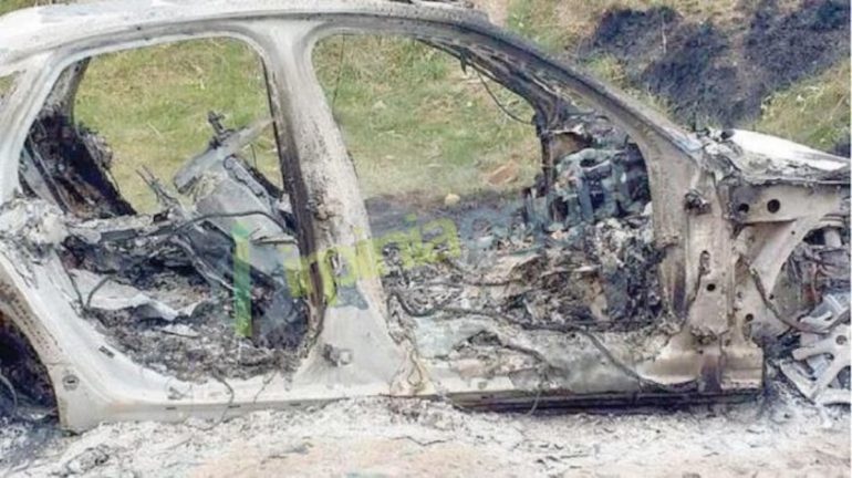 Orrore a Monteforte Irpino: corpo carbonizzato trovato in un’auto in fiamme