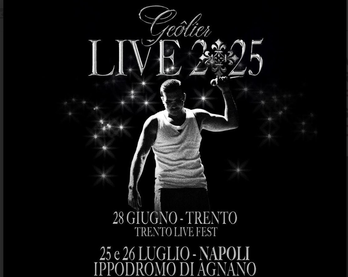 Geolier, parte domani da Trento il tour estivo