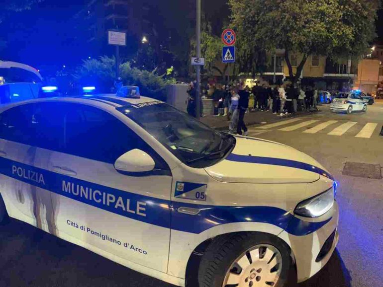 Pomigliano, blitz della Municipale contro le baby gang