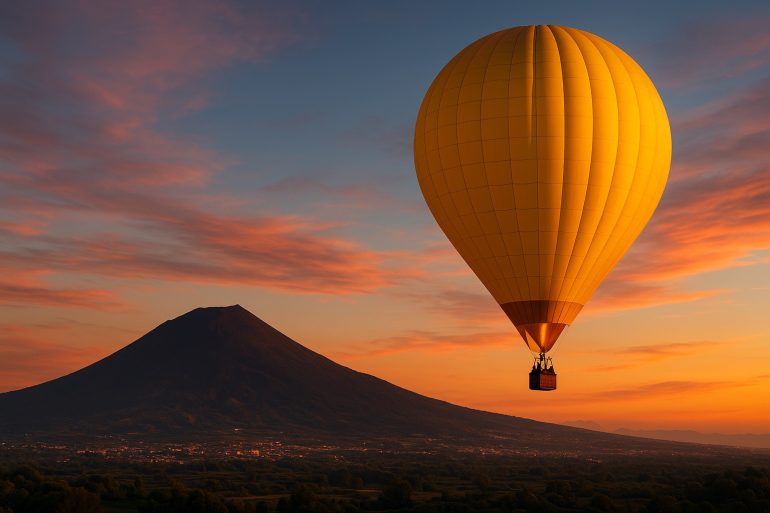 La Mongolfiera sul Vesuvio : De Luca rilancia il turismo con questa nuova iniziativa