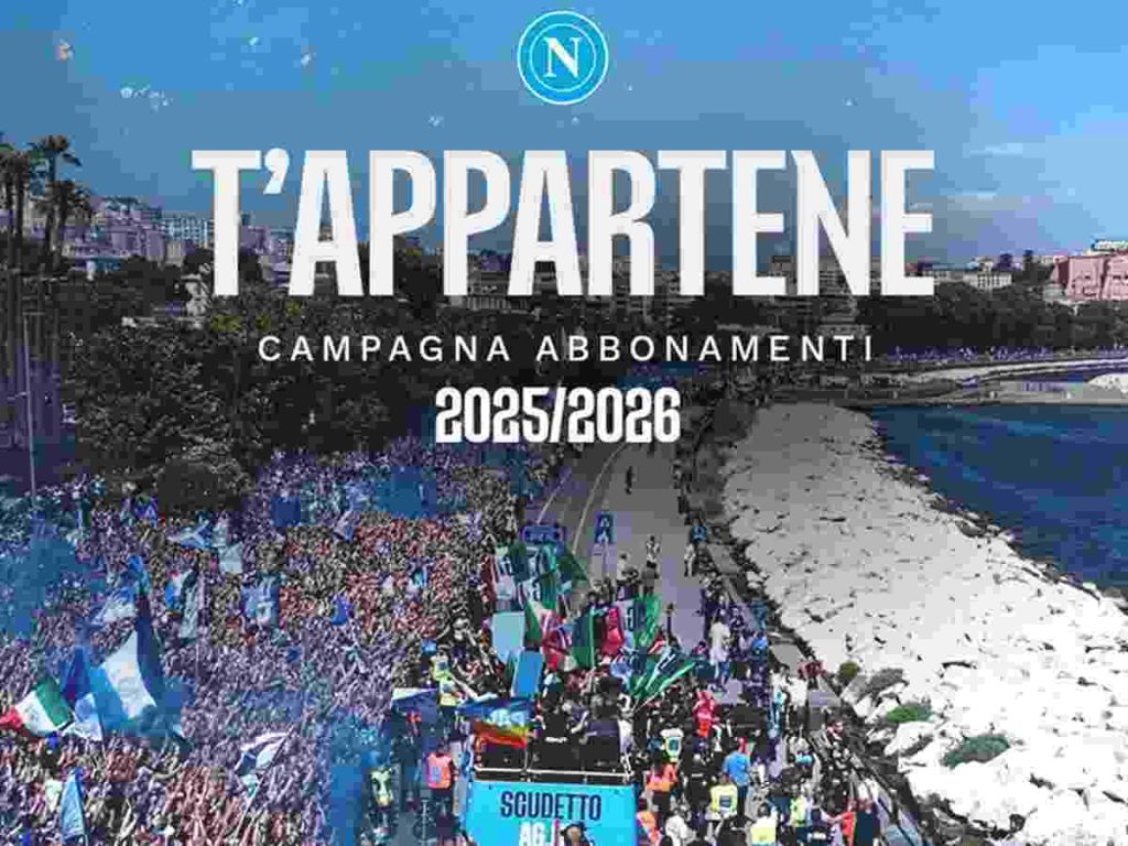 SSC Napoli, il 10 luglio al via la campagna abbonamenti 2025/2026