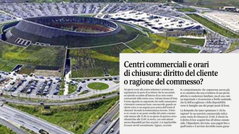 Centri commerciali e orari di chiusura: diritto del cliente o ragione del commesso?