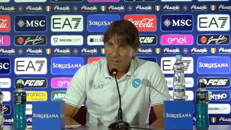 Conte: “Napoli ancora in fase di ricostruzione”
