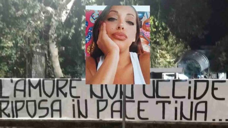 Femminicidio di Montecorvino Rovella: striscione per Tina, domani l’autopsia 