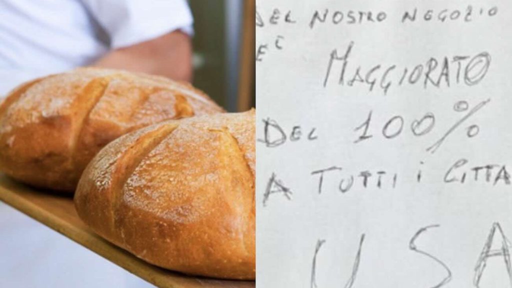 Il fornaio del Cilento contro i dazi: agli americani prezzi +100%