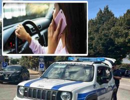 Arzano. Controlli presso plessi scolastici, 4 patenti ritirate dalla polizia locale per uso del cellulare