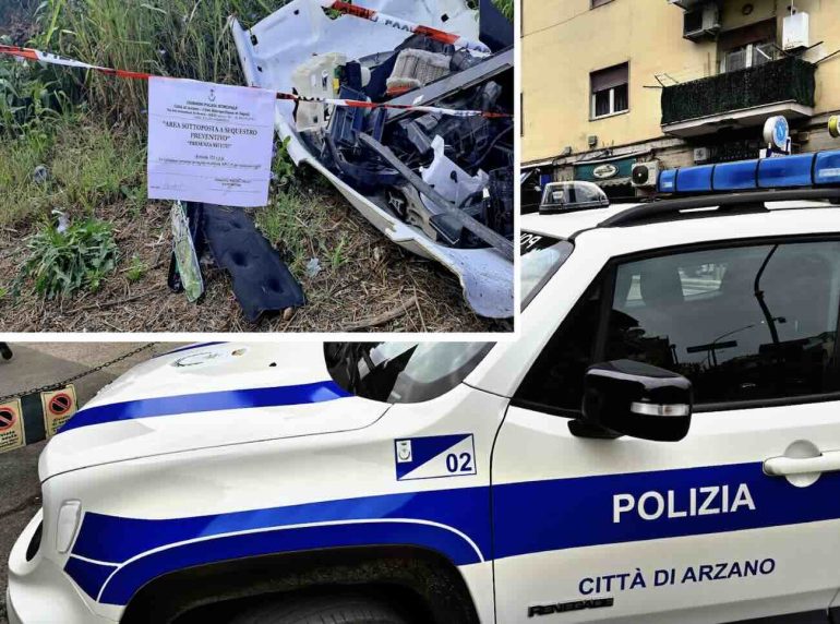 Arzano, sequestrata area di 300 metri quadri con rifiuti in via Sensale