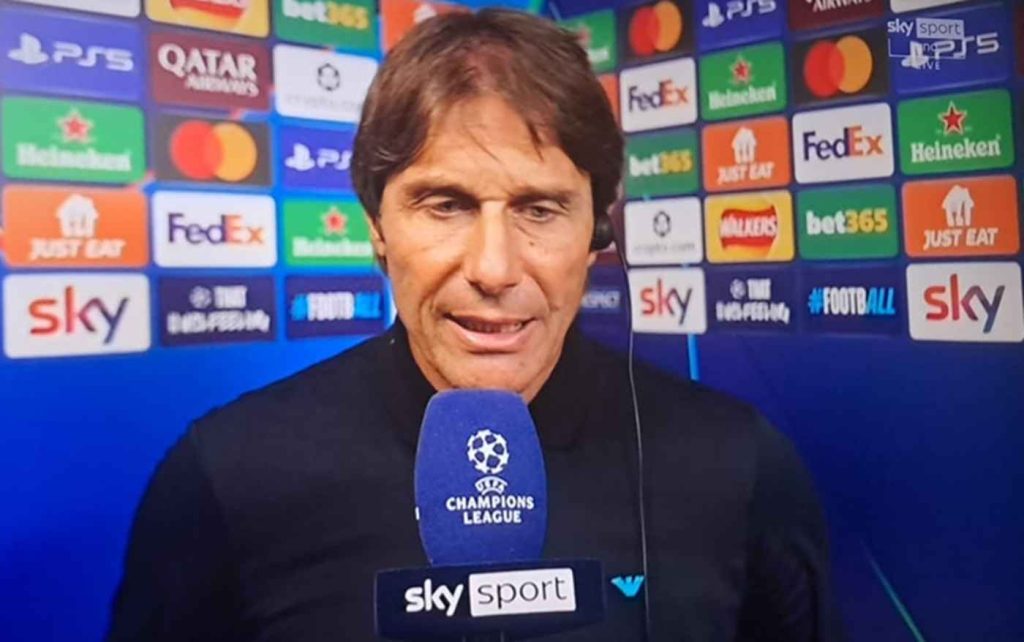 Conte applaude il Napoli: «Prestazione da Champions, risultato bugiardo»