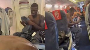 Champions, i giocatori del Monaco in aereo senza aria condizionata: restano in mutande per il caldo