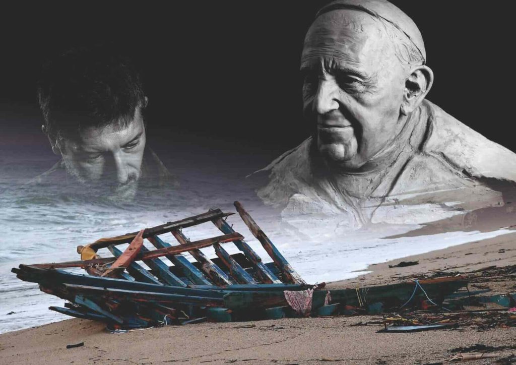 Dal legno del naufragio alla speranza scolpita: Domenico Sepe racconta l’opera per Papa Francesco