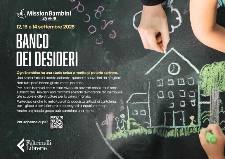 Napoli, torna il Banco dei Desideri: libri e materiali scolastici per i bambini più fragili
