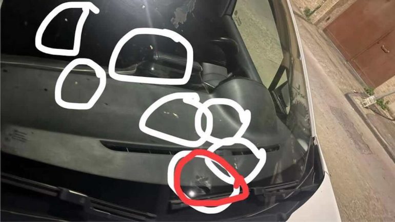 Sassi contro un’auto con a bordo una neonata: paura e terrore lungo la Statale sannitica a Caivano