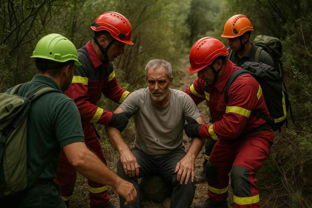 Man missing on Mount Vesuvius rescued by emergency services: rapid intervention in the Tirone-Alto Vesuvius Forest Reserve
