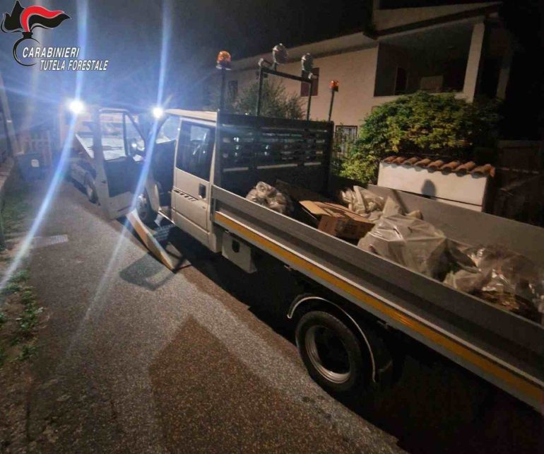 Il camion sequestrato