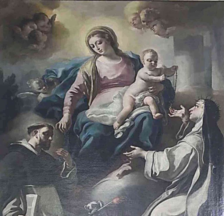 Dopo 47 anni torna a casa la Madonna del Rosario: i Carabinieri restituiscono a Rende capolavoro di De Mura