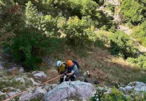 Monte Terminio, tre alpinisti bloccati in parete salvati all’alba dal Soccorso Alpino
