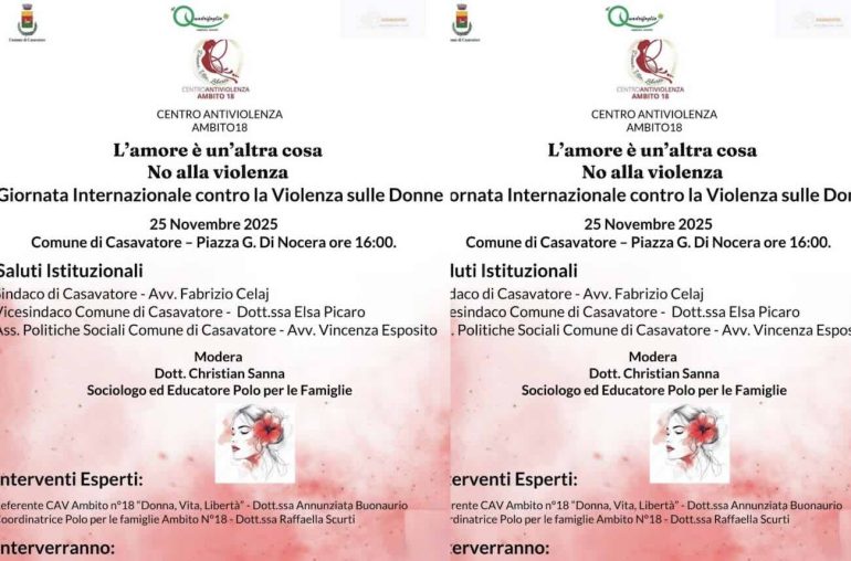 Casavatore contro la violenza sulle donne
