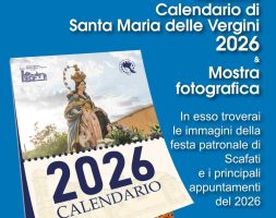 Scafati presenta il “Calendario di Santa Maria delle Vergini 2026” e una mostra fotografica
