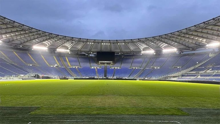 Stadio Olimpico blindato per Roma-Napoli
