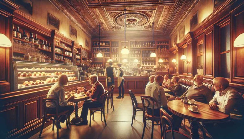 Il profumo del caffè e le chiacchiere nei bar di Montesanto