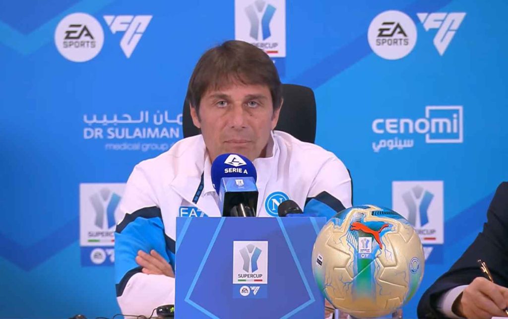 Supercoppa al Napoli, Conte: “Prestazione impeccabile, volevamo regalare un Natale sereno ai tifosi”