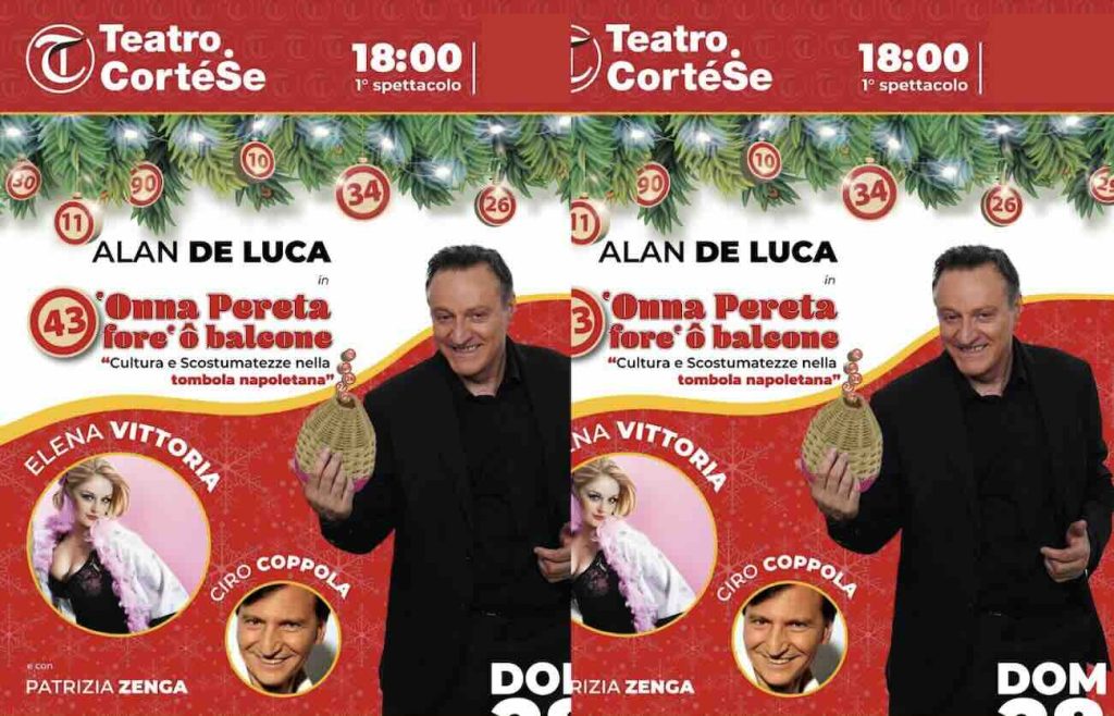 Teatro CortéSe ai Colli Aminei, domenica 28 dicembre in scena la tradizione partenopea