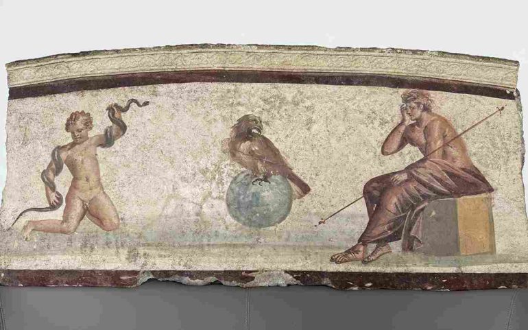 Affresco Ercole Bambino da Civita Giuliana