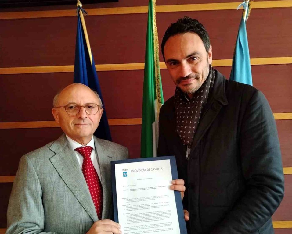 Caserta, Biagio Chiariello nominato dirigente e comandante della Polizia provinciale