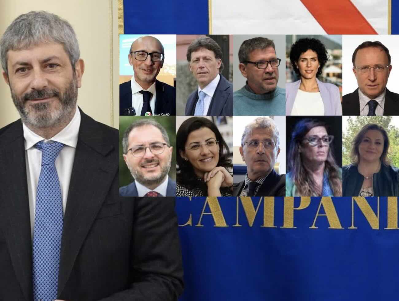 Il presidente Fico e i 10 assessori