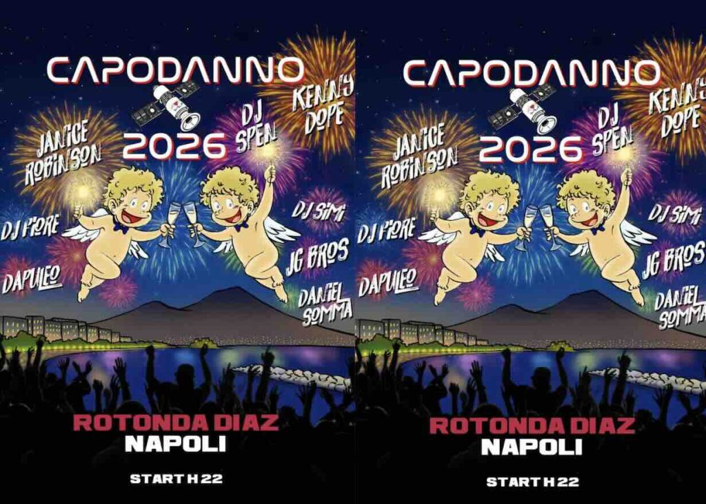Capodanno a Napoli, la Rotonda Diaz balla con gli Angels of Love: una notte tra icone mondiali e solidarietà