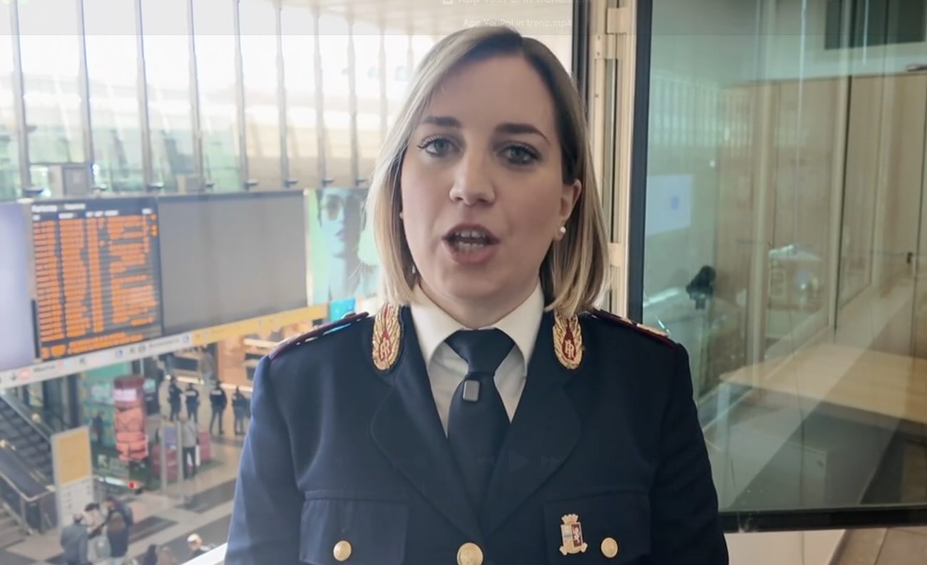 La presentazione video dell'App YouPol sui treni