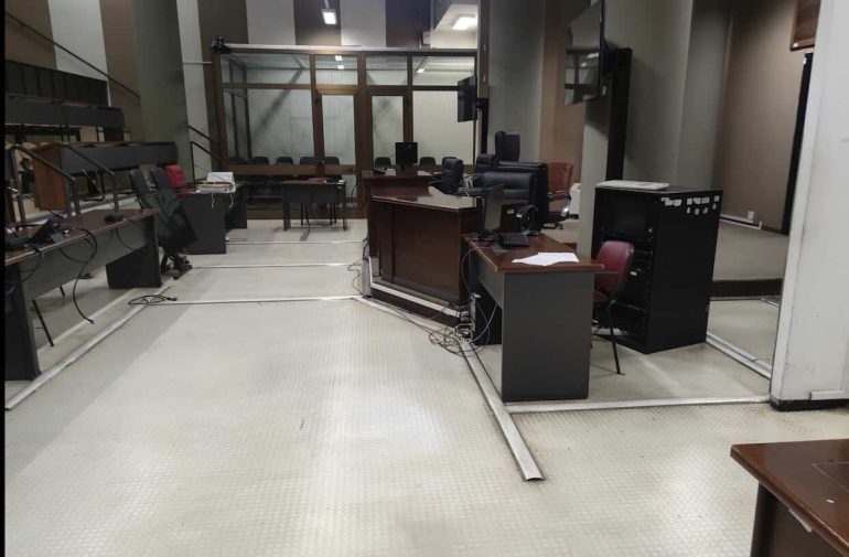 L'aula Siani del Tribunale di Torre Annunziata