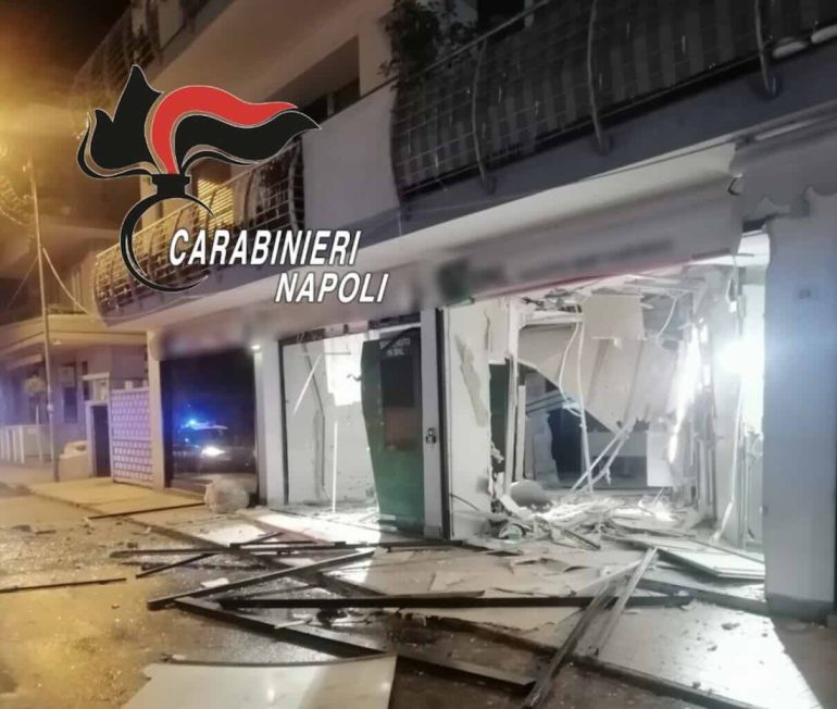 Assalto al bancomat BNL, boato nella notte a Pomigliano