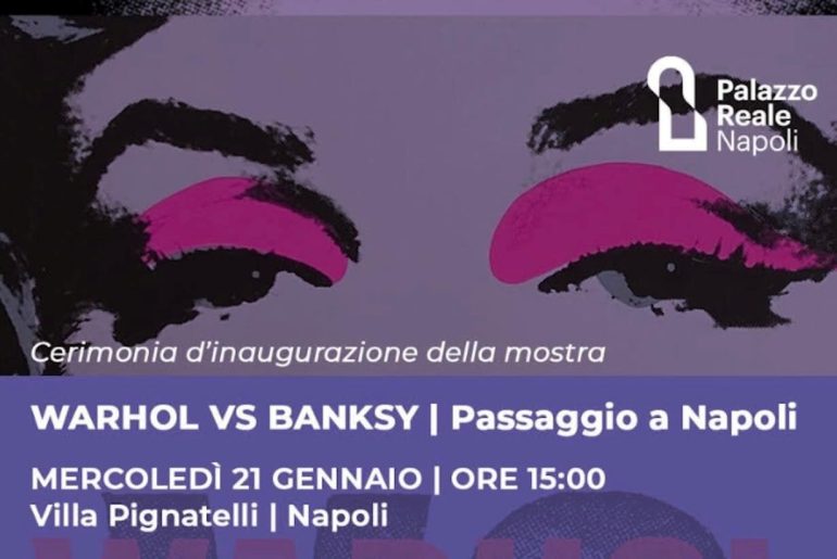 Pop Art e Urban Art a confronto: a Villa Pignatelli sbarca Warhol vs Banksy