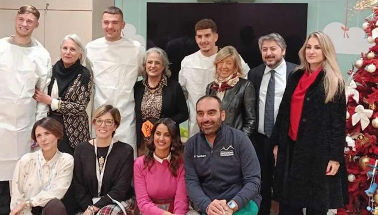 Epifania di solidarietà al Pausilipon: i calciatori del Napoli incontrano i piccoli pazienti oncologici