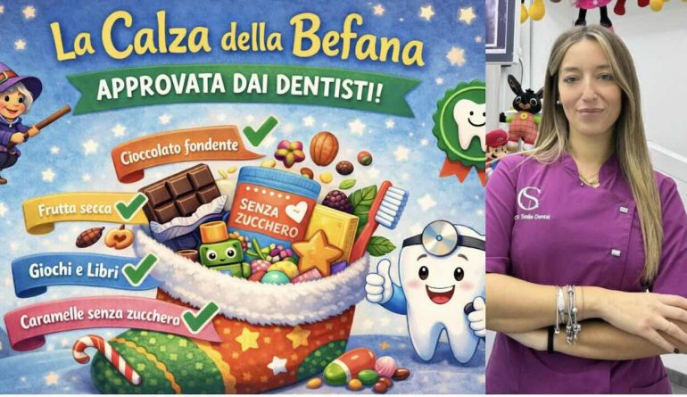 Calza della Befana a prova di denti dei bambini: i consigli della dentista pediatrica Alessia Polverino
