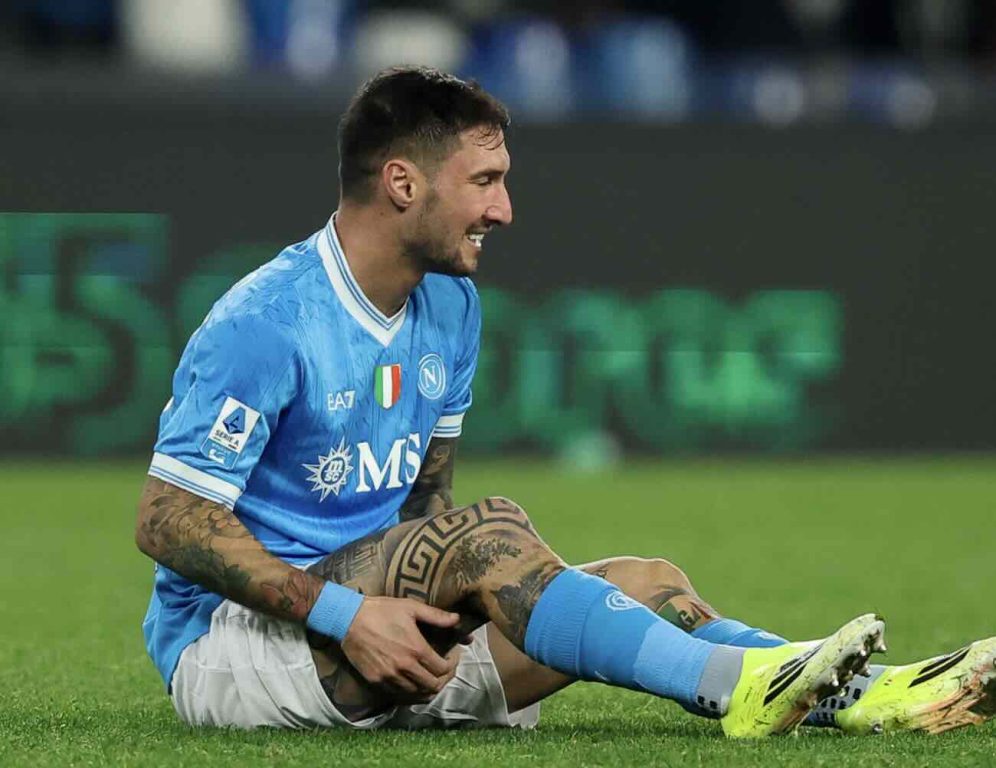 Napoli, lesione distrattiva per Politano e Rrahmani: scatta la riabilitazione