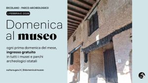 Domenica al museo, il 1° febbraio ingresso gratuito al Parco Archeologico di Ercolano