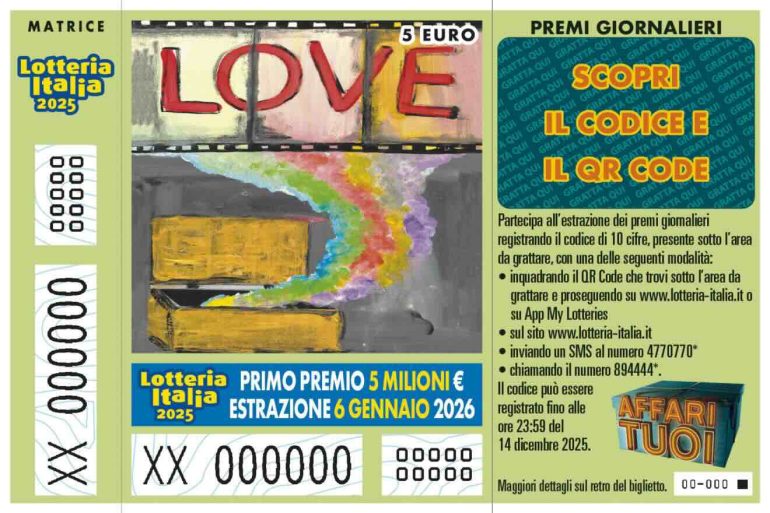 Lotteria Italia, il primo premio da 5 milioni va a Roma. Tutti i premi vinti in Campania