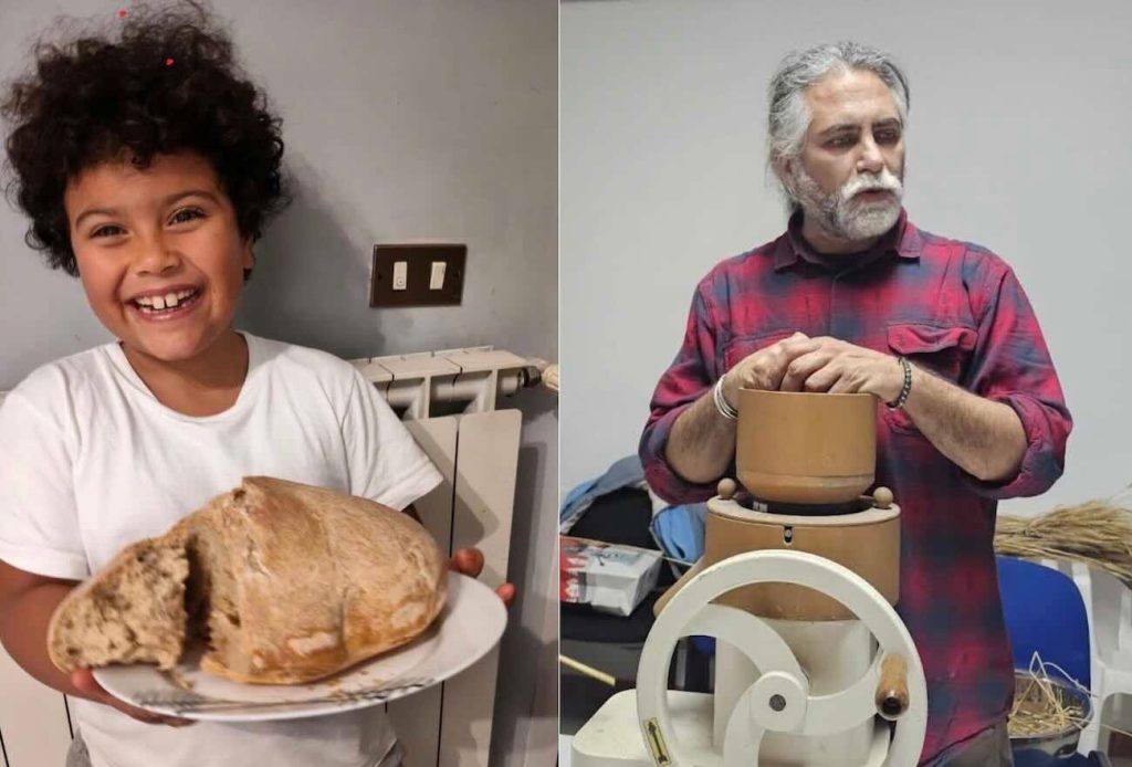 Al Polo della Sostenibilità Ambientale bambini imparano l’arte bianca: laboratorio dedicato al pane