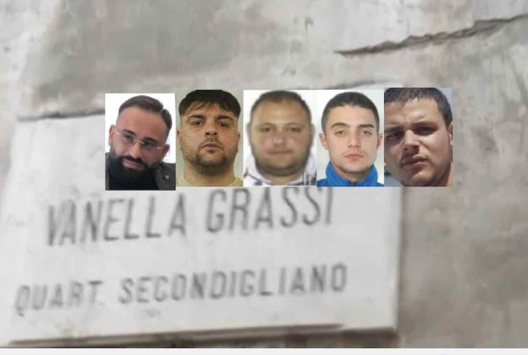 I vertici del clan della Vanella Grassi